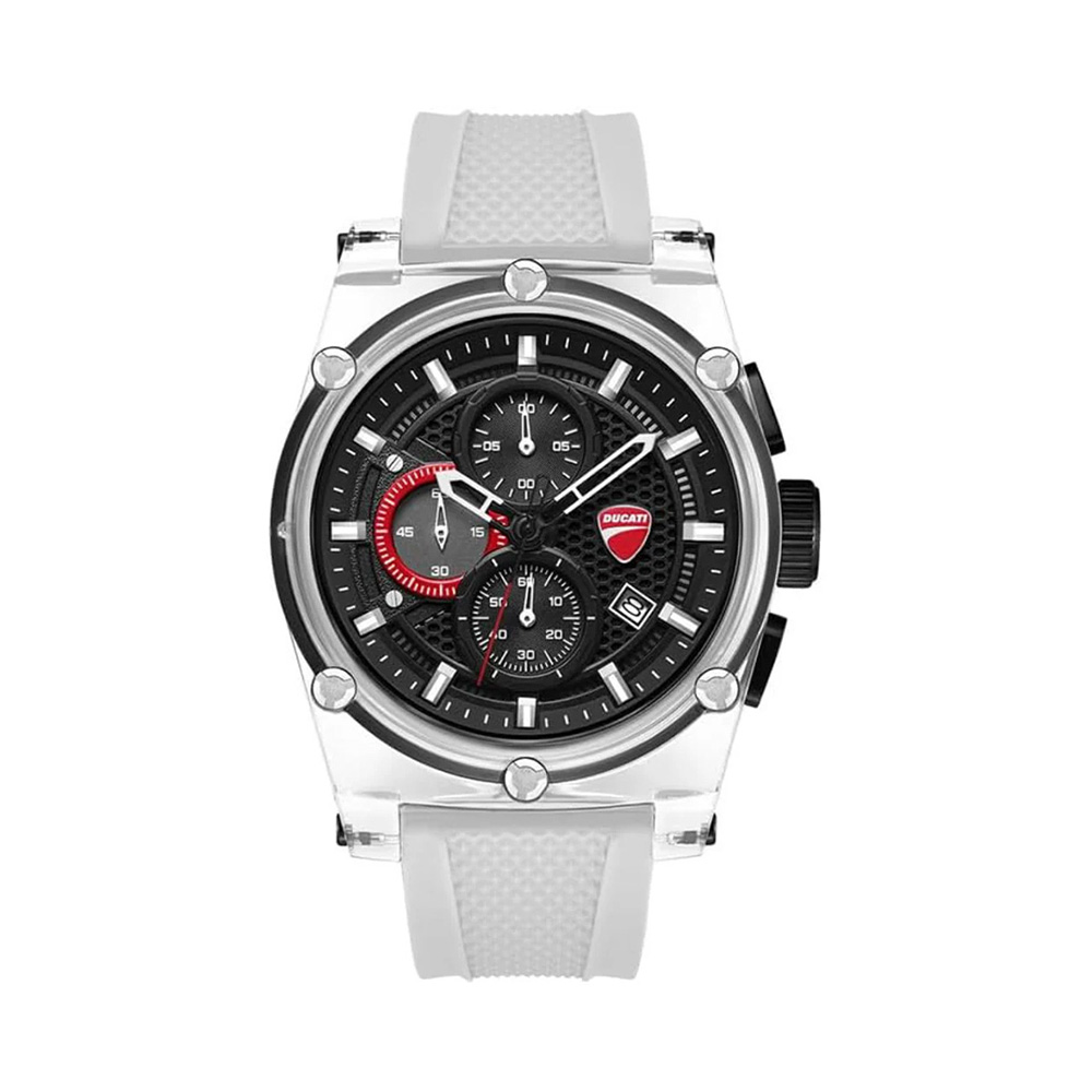 Picture of Ducati Corse Chronograph Black Dial Interchangeable Strap Watch For Men DTWGO00016X0
