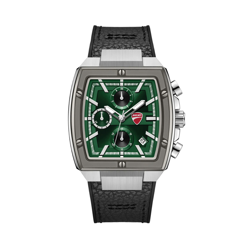 Picture of Ducati Chronograph Black Dial High Quality Silicone Strap Watch For Men DTWGC0003401