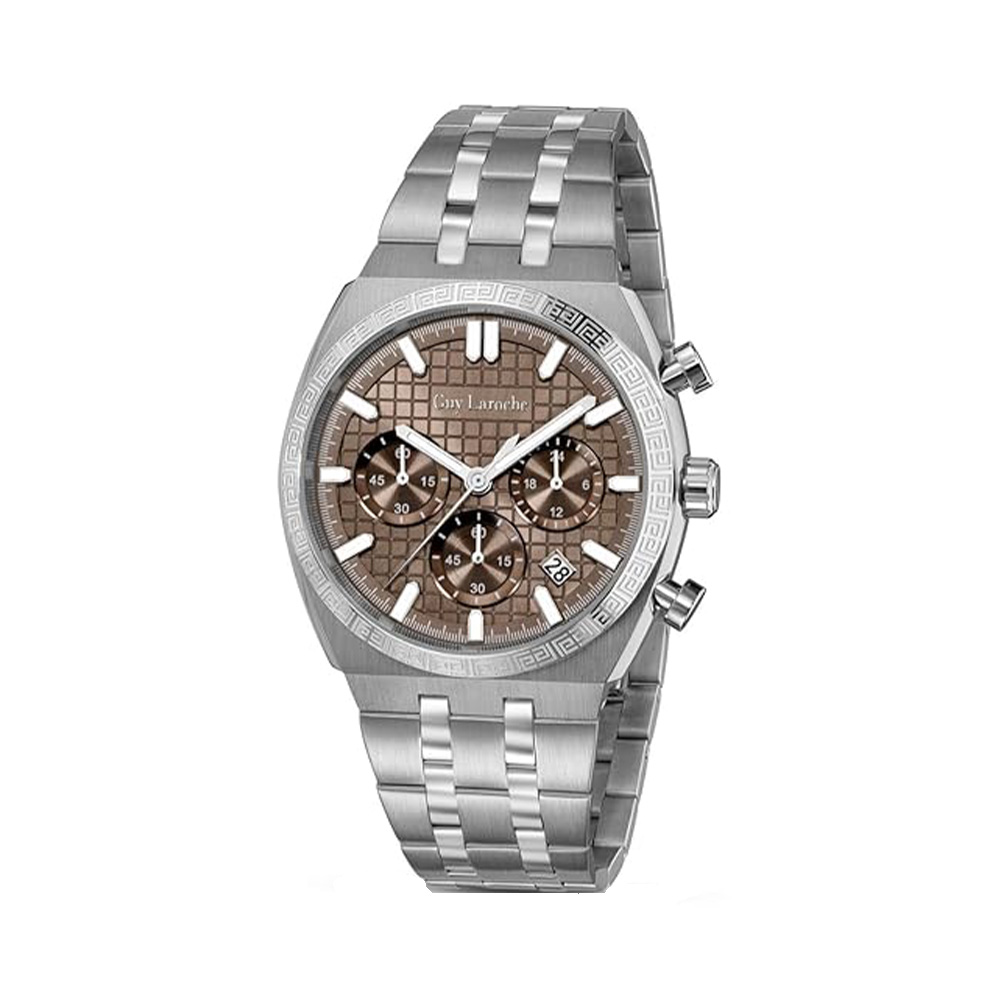 Picture of Guy Laroche Paul Quartz Chronograph Grey Dial Stainless Steel Watch For Men GLWGG0002105