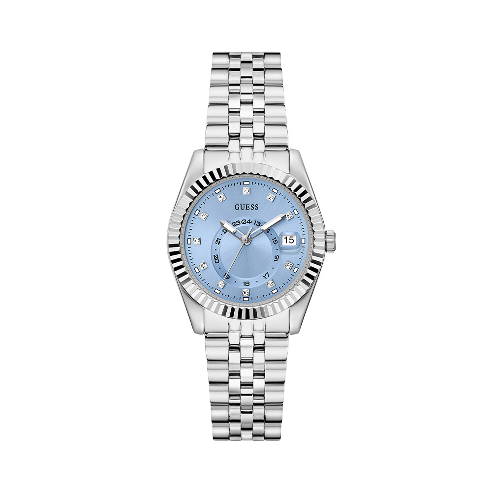 Picture of Guess Ladies Jada Silver Tone Multi Function Date Watch GW0936L1