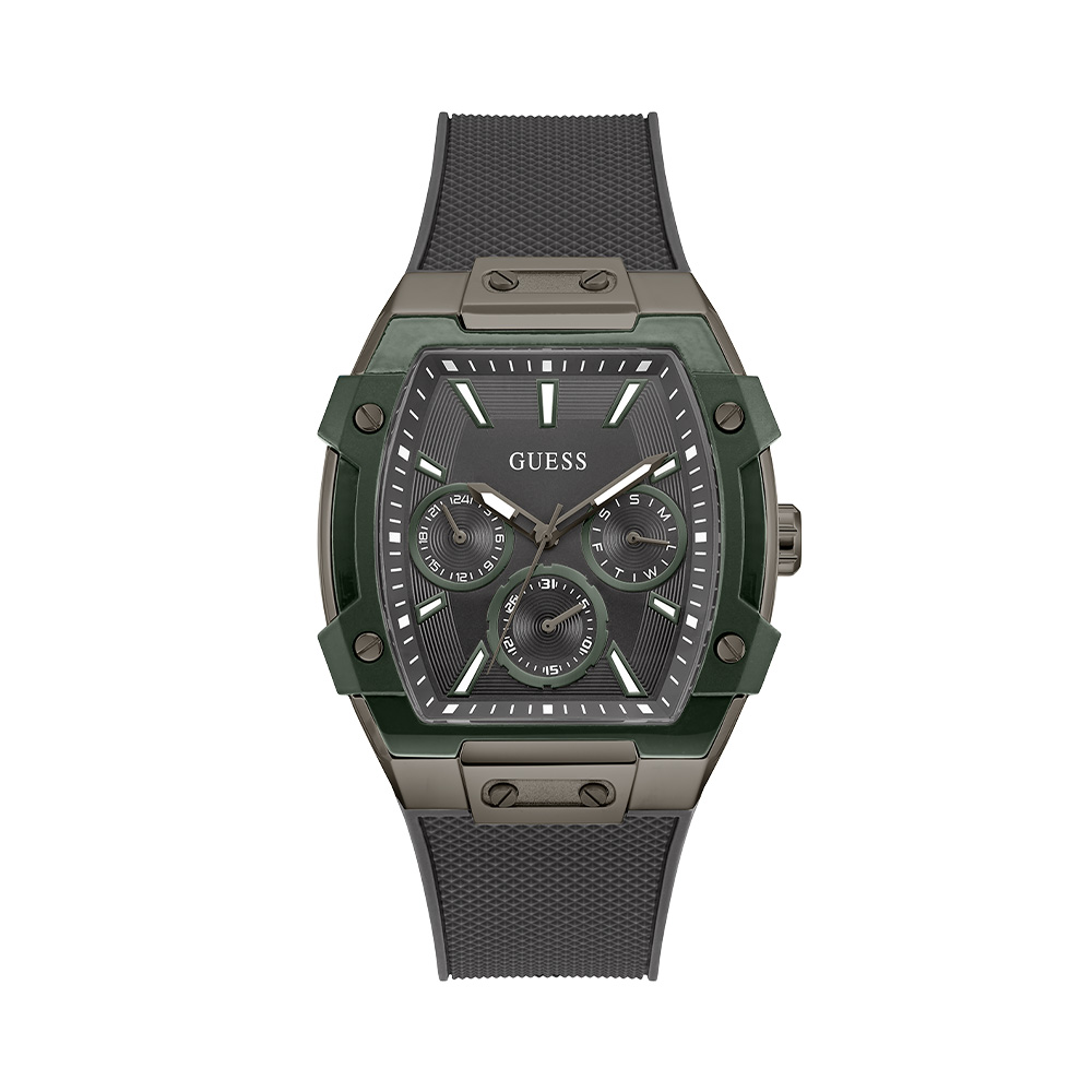Picture of Guess Mens Grey Gunmetal Multi Function Watch GW0956G3