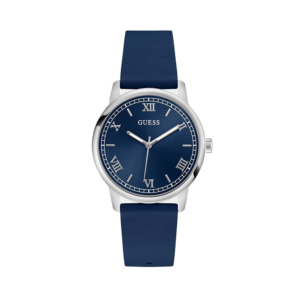 Picture of Guess Blue Dial Silicone Strap Men'S Watch GW0973G1