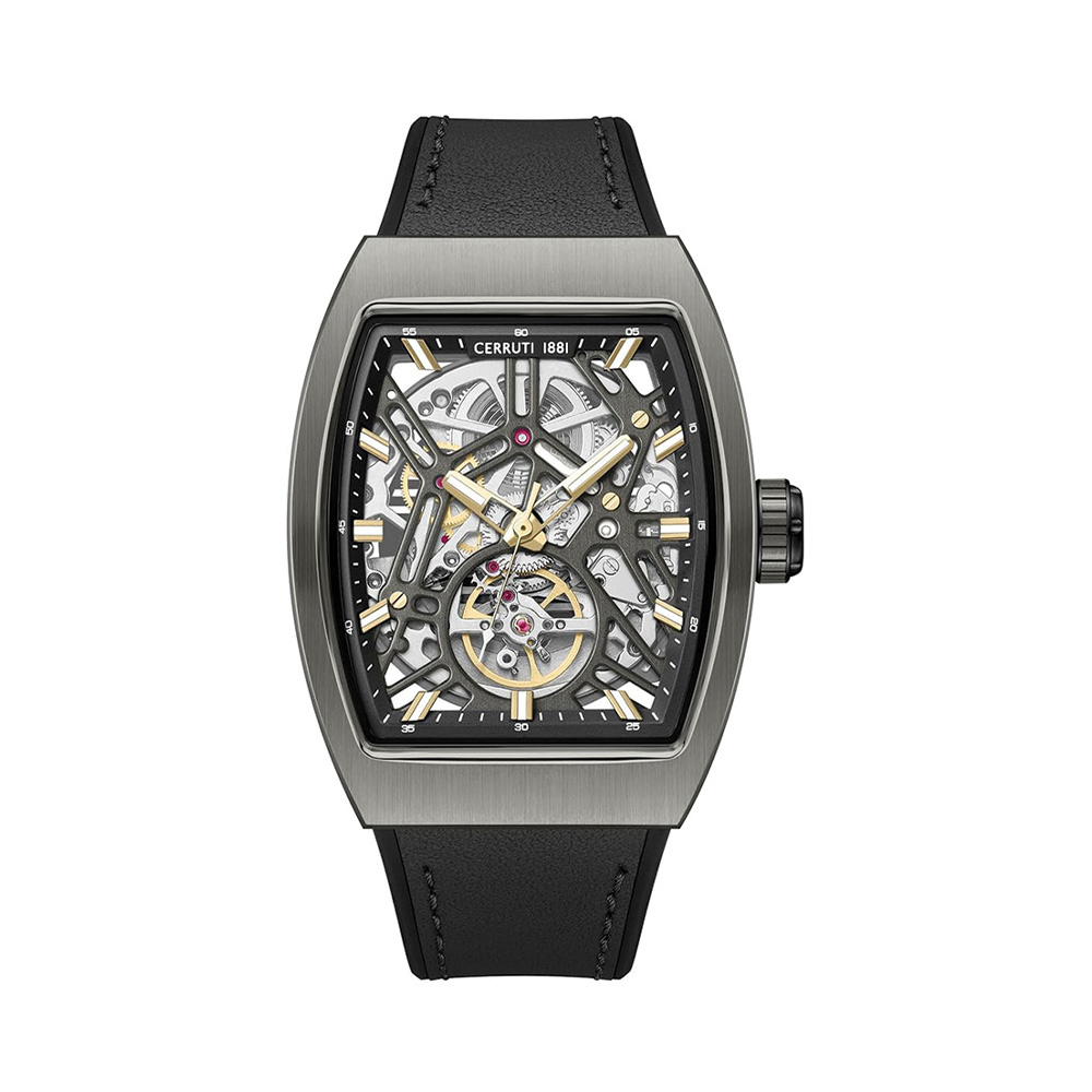 Picture of Cerruti 1881 Calliano Automatic Black Dial Rectangular Men'S Watch CIWGE0095801