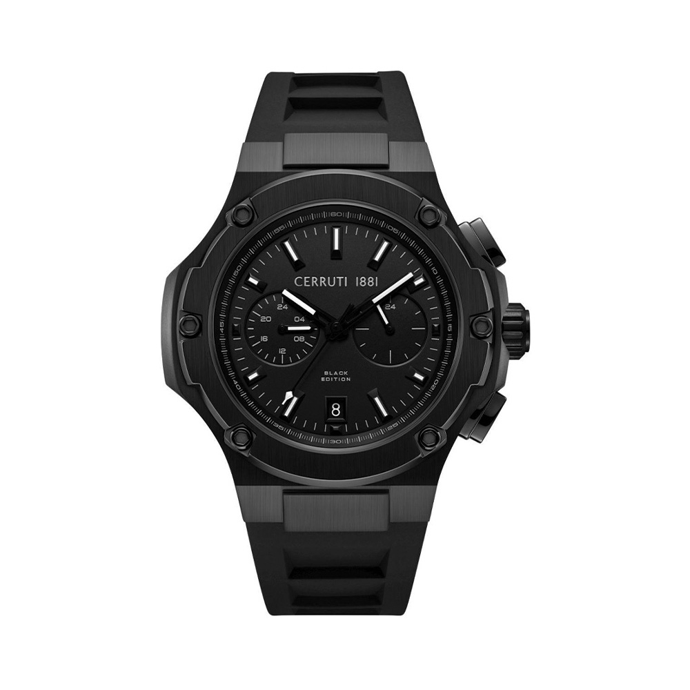 Picture of Cerruti 1881 Lucardo Black Dial Dual Time Men'S Watch CIWGQ0096601
