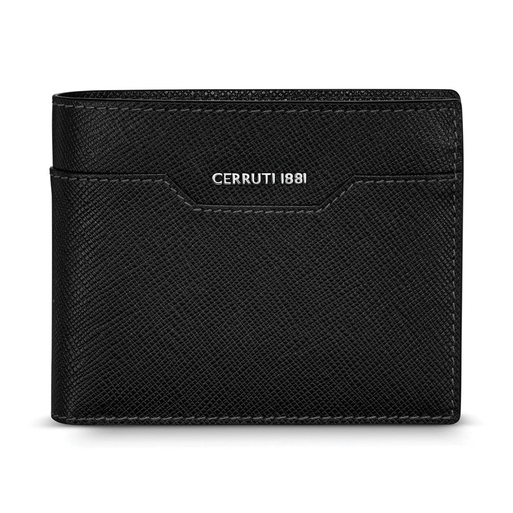 Picture of Cerruti 1881 Croce Black Leather Mens Wallet CEPU07288M BLA