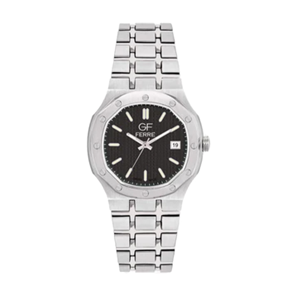 Picture of GF Ferre Men's Black Dial Stainless Steel Watch GFSSBK8067G