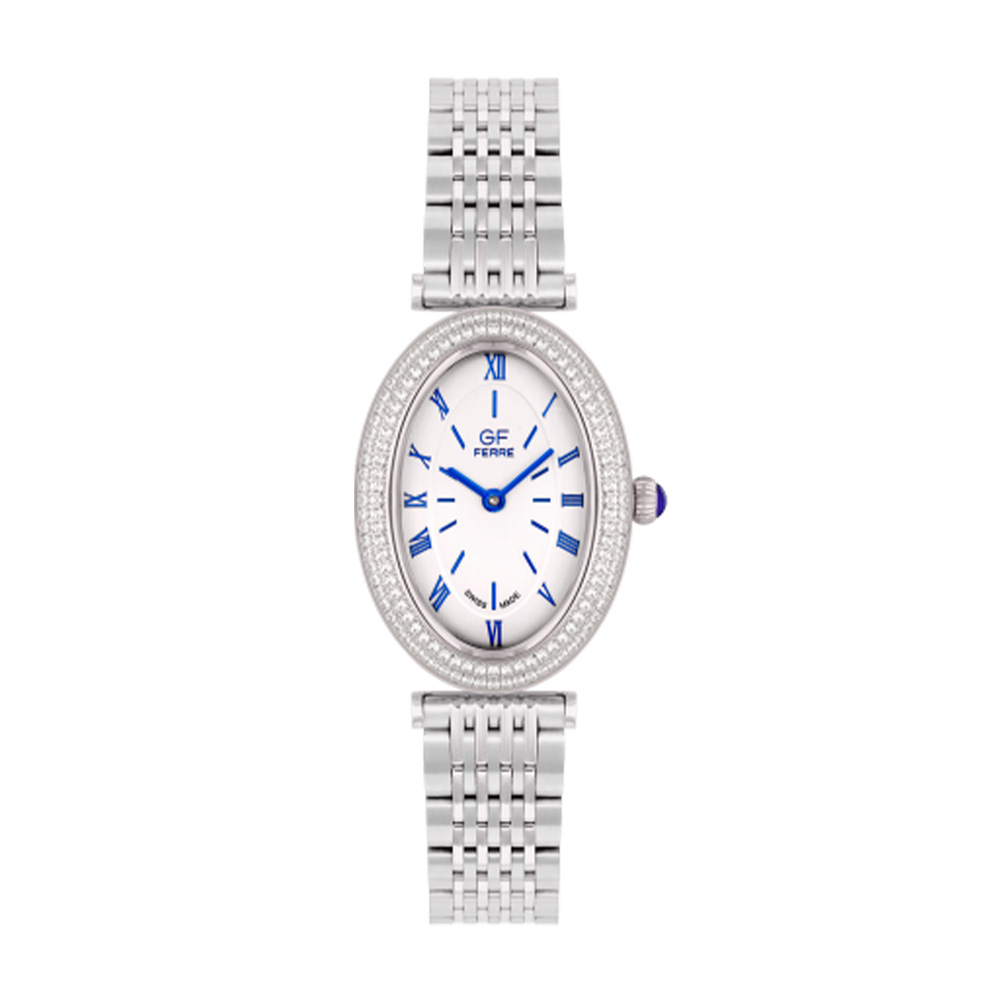 Picture of GF Ferre Women's Silver Dial Stainless Steel Zircon Watch GFSS8090LZ