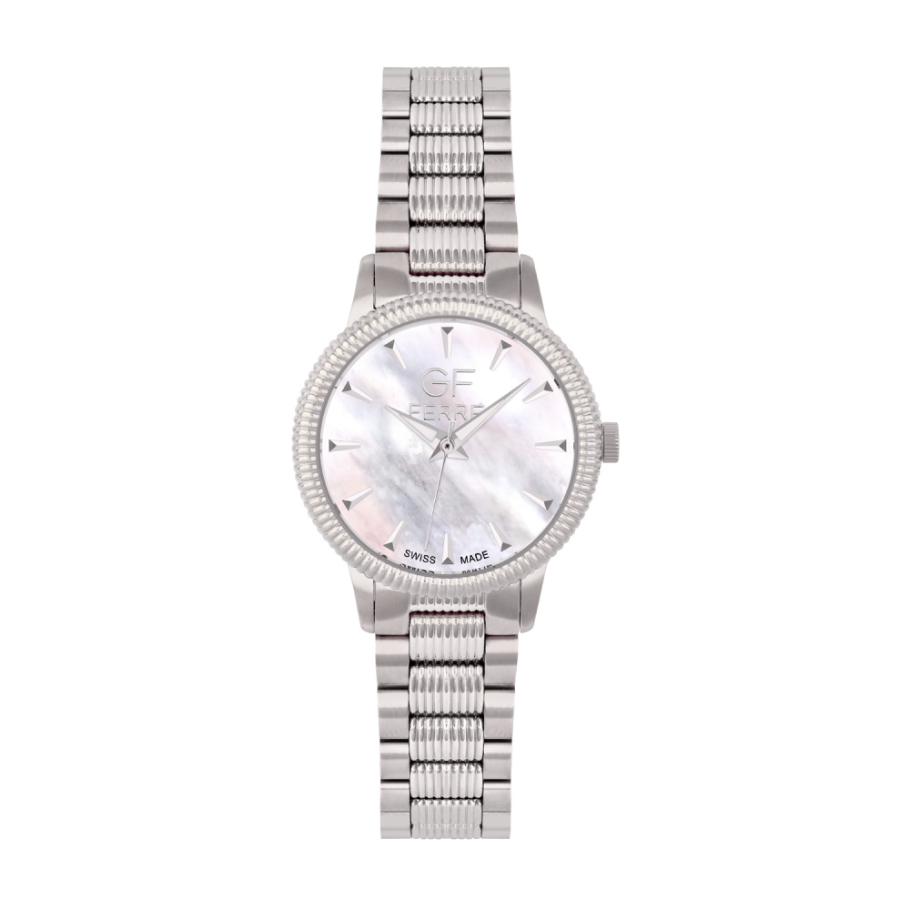 Picture of GF Ferre Women's Mother of Pearl Dial Stainless Steel Watch GFSS8105L