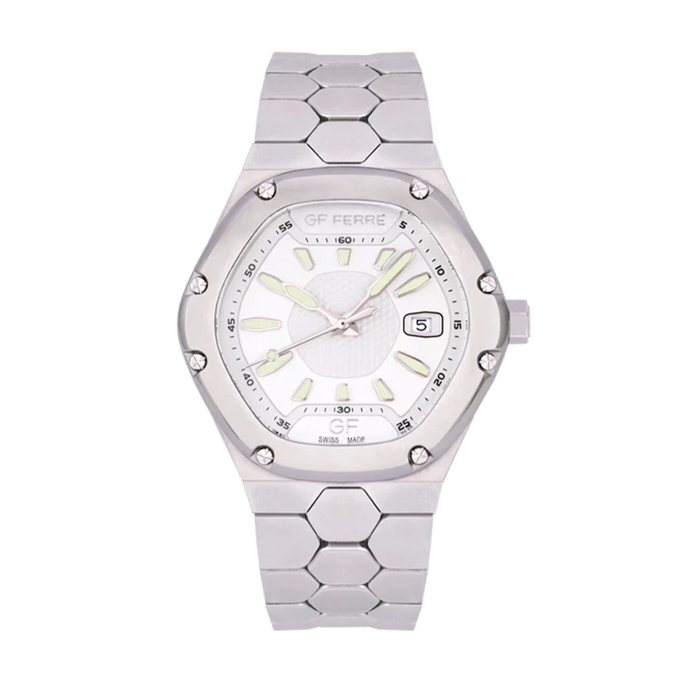 Picture of GF Ferre Men's Silver Dial Stainless Steel Watch GFSS8088G